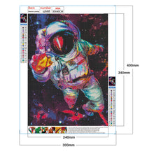 Load image into Gallery viewer, Astronaut 30x40cm(canvas) full round drill diamond painting
