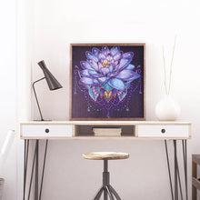 Load image into Gallery viewer, Lotus 30x30cm(canvas) partial special shaped drill diamond painting
