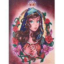 Load image into Gallery viewer, Princess 30x40cm(canvas) partial special shaped drill diamond painting
