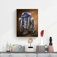 Load image into Gallery viewer, Robot 30x40cm(canvas) full round drill diamond painting
