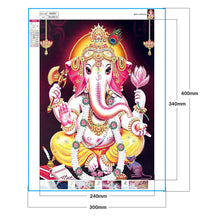 Load image into Gallery viewer, Religious Portrait 30x40cm(canvas) partial special shaped drill diamond painting

