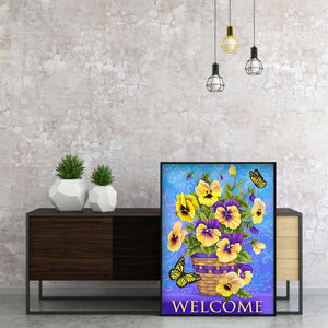 Welcome 30x40cm(canvas) full round drill diamond painting