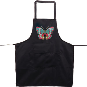 DIY Diamond Painting Apron Rhinestones Mosaic Kit Kitchen Bib (WQ06)