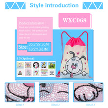 Load image into Gallery viewer, Diamond Painting DIY Special Shaped Drill Dog Mosaic Backpack Kit (WXC068)
