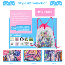 Load image into Gallery viewer, Diamond Painting DIY Special Shape Drill Gnome Mosaic Backpack Kit (WXC070)
