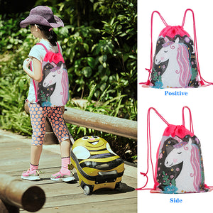 Diamond Painting DIY Special Shaped Drill Horn Horse Backpack Kit (WXC071)