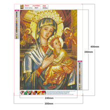 Load image into Gallery viewer, Religion 30x40cm(canvas) full round drill diamond painting
