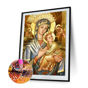 Religion 30x40cm(canvas) full round drill diamond painting