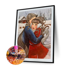 Load image into Gallery viewer, Happiness Lady 30x40cm(canvas) full round drill diamond painting

