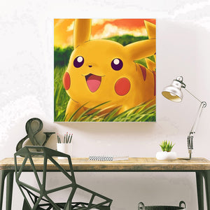 Pikachu 30x30cm(canvas) full round drill diamond painting