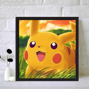 Pikachu 30x30cm(canvas) full round drill diamond painting