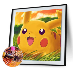 Pikachu 30x30cm(canvas) full round drill diamond painting