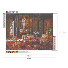 Load image into Gallery viewer, House 50x40cm(canvas) full round drill diamond painting
