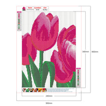 Load image into Gallery viewer, Tulips 30x40cm(canvas) full round drill diamond painting
