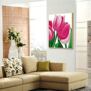 Tulips 30x40cm(canvas) full round drill diamond painting