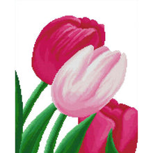 Load image into Gallery viewer, Tulips 30x40cm(canvas) full round drill diamond painting
