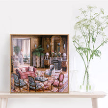Load image into Gallery viewer, Charming House 50x50cm(canvas) full round drill diamond painting

