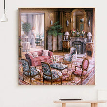 Load image into Gallery viewer, Charming House 50x50cm(canvas) full round drill diamond painting
