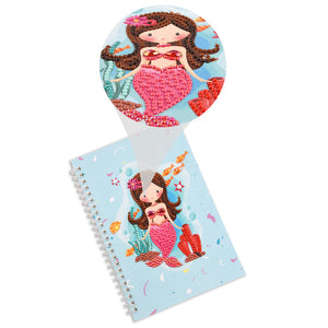 60 Pages Diamond Painting Notebook DIY Mosaic Diary Book (004 Beauty Fish)