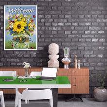 Load image into Gallery viewer, Sunflower 30x40cm(canvas) full round drill diamond painting
