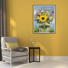 Load image into Gallery viewer, Sunflower 30x40cm(canvas) full round drill diamond painting
