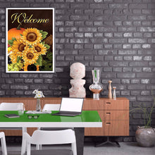 Load image into Gallery viewer, Sunflower 30x40cm(canvas) full round drill diamond painting
