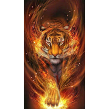 Load image into Gallery viewer, Tiger 45x80cm(canvas) full square drill diamond painting
