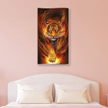 Load image into Gallery viewer, Tiger 45x80cm(canvas) full square drill diamond painting
