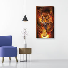 Load image into Gallery viewer, Tiger 45x80cm(canvas) full square drill diamond painting
