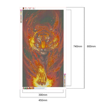 Load image into Gallery viewer, Tiger 45x80cm(canvas) full square drill diamond painting
