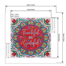 Load image into Gallery viewer, Mandala Flower 30x30cm(canvas) partial special shaped drill diamond painting
