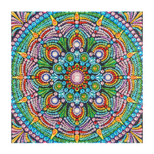 Load image into Gallery viewer, Mandala Flower 30x30cm(canvas) partial special shaped drill diamond painting
