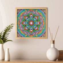 Load image into Gallery viewer, Mandala Flower 30x30cm(canvas) partial special shaped drill diamond painting
