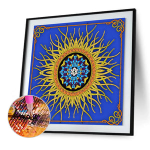 Butterfly Sun 30x30cm(canvas) partial special shaped drill diamond painting