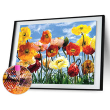 Load image into Gallery viewer, Colorful Flower 30x40cm(canvas) full round drill diamond painting
