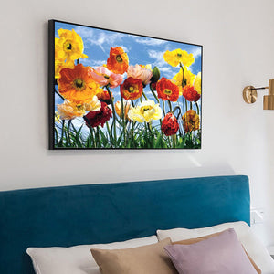 Colorful Flower 30x40cm(canvas) full round drill diamond painting