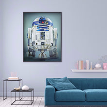 Load image into Gallery viewer, Robot 30x40cm(canvas) full round drill diamond painting
