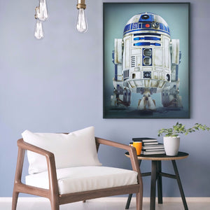 Robot 30x40cm(canvas) full round drill diamond painting