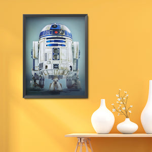 Robot 30x40cm(canvas) full round drill diamond painting