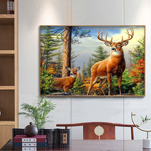 Load image into Gallery viewer, Deer 40x30cm(canvas) full round drill diamond painting
