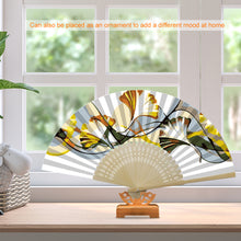 Load image into Gallery viewer, Ginkgo Leaf - Painting By Numbers Folding Fan
