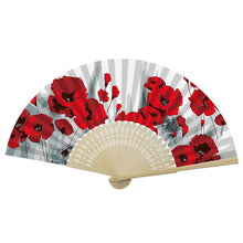 Load image into Gallery viewer, Rose - Painting By Numbers Folding Fan
