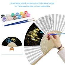 Load image into Gallery viewer, Fancy Carp - Painting By Numbers Folding Fan
