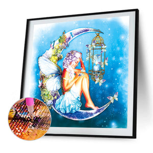 Butterfly Fairy 30x30cm(canvas) partial special shaped drill diamond painting