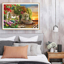 Load image into Gallery viewer, Garden 40x30cm(canvas) full round drill diamond painting
