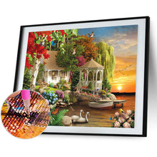 Load image into Gallery viewer, Garden 40x30cm(canvas) full round drill diamond painting
