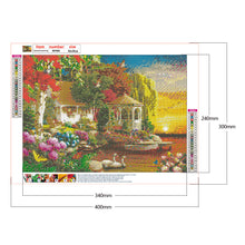 Load image into Gallery viewer, Garden 40x30cm(canvas) full round drill diamond painting
