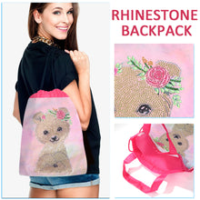 Load image into Gallery viewer, Rhinestone Drawstring Backpack DIY Special Shape Diamond Knapsack (Cat 1)
