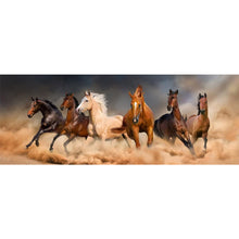 Load image into Gallery viewer, Sunset Running Horse 80x30cm(canvas) full round drill diamond painting
