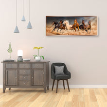 Load image into Gallery viewer, Sunset Running Horse 80x30cm(canvas) full round drill diamond painting
